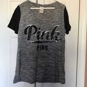 Victoria’s Secret PINK t shirt with sequins